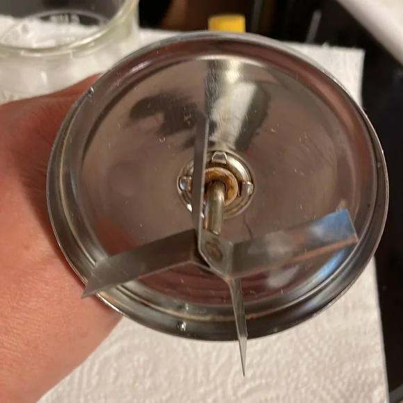 Vintage Pamco Food Nut Chopper Glass Handled Measuring Cup 1 1/2 Cup 12 Ounces - Picture 6 of 10